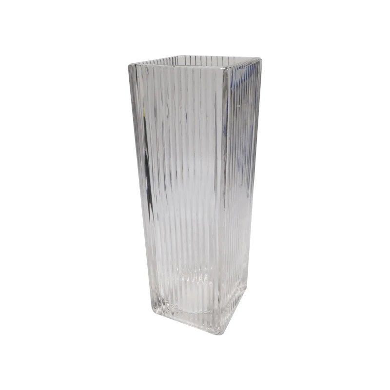 Vāze stikla 25cm, caurspīdīga