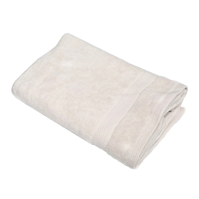 Dvielis 70x140cm krēmbalts, 100% kokvilna