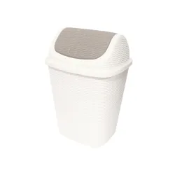 Atkritumu konteiners ar swing vāku Gaby1 240x210x350mm, balts