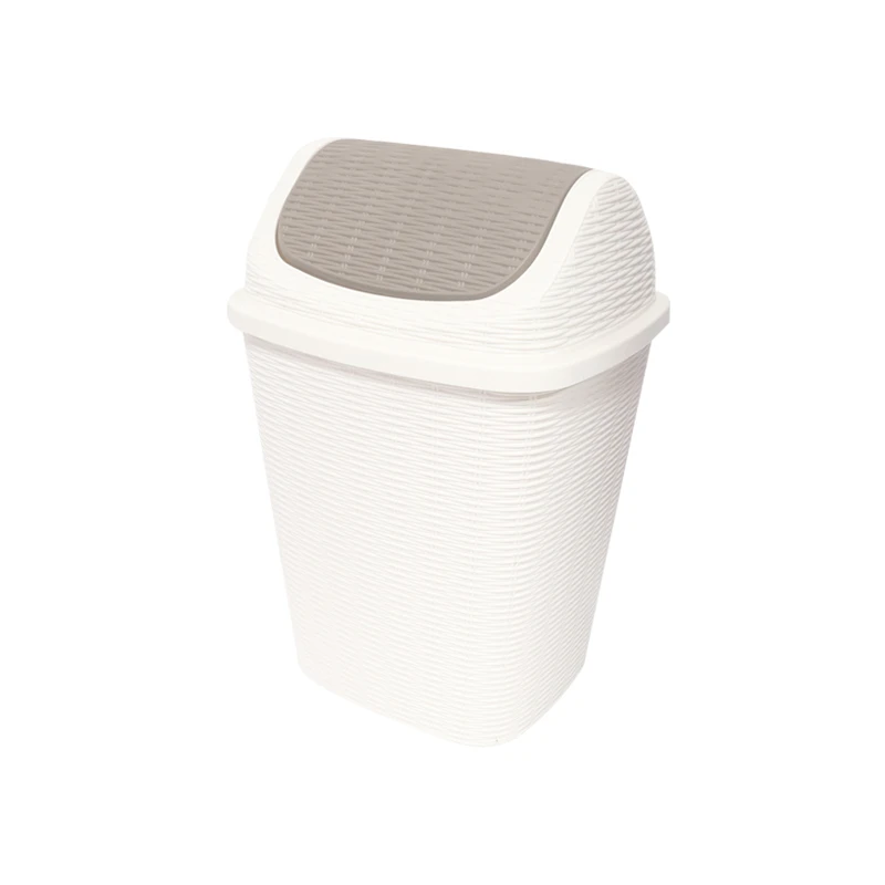 Atkritumu konteiners ar swing vāku Gaby1 240x210x350mm, balts