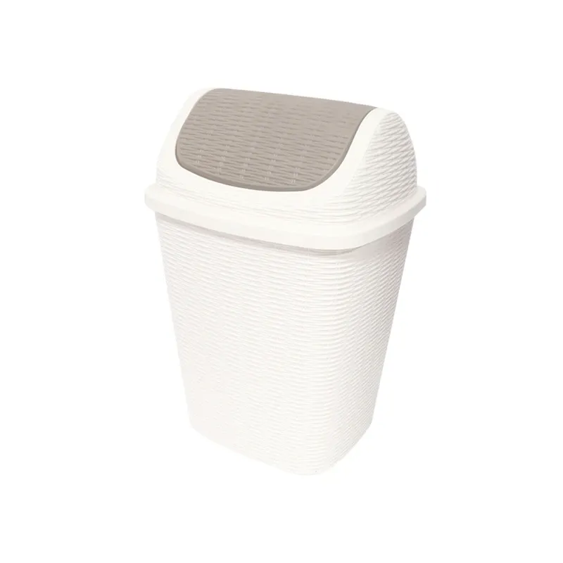 Atkritumu konteiners ar swing vāku Gaby1 240x210x350mm, balts