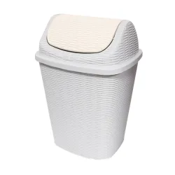 Atkritumu konteiners ar swing vāku Gaby1 260x230x410mm, pelēks