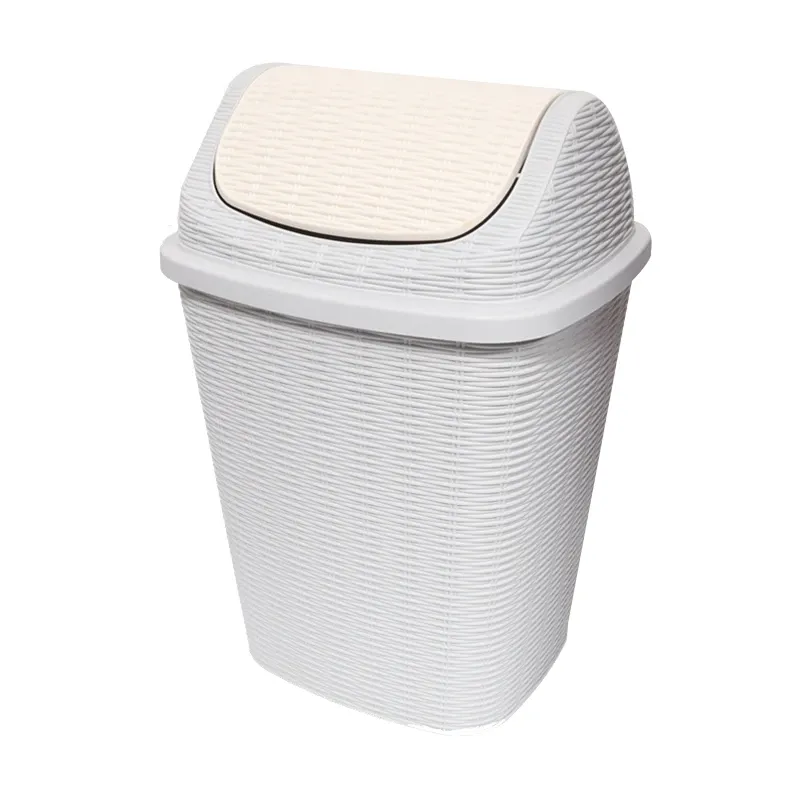 Atkritumu konteiners ar swing vāku Gaby1 260x230x410mm, pelēks