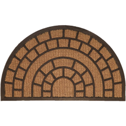 Kājslauķis 40x60cm pusapaļš ar gumiju