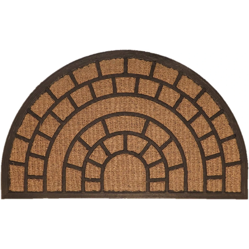 Kājslauķis 40x60cm pusapaļš ar gumiju