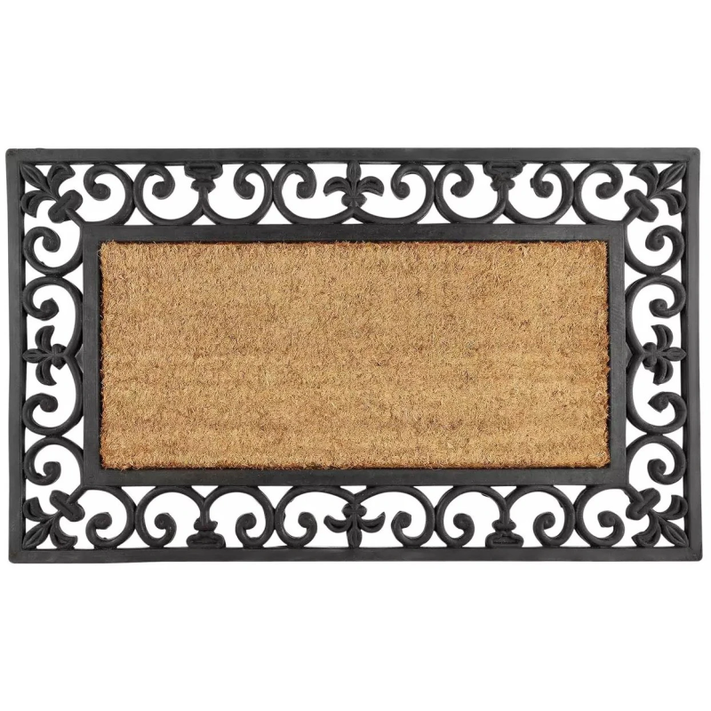 Kājslauķis 45x75cm ar gumijas malu