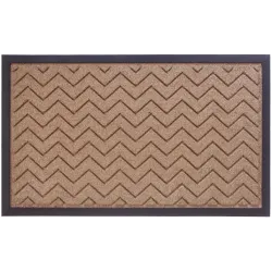 Kājslauķis 45x75cm bēšs zigzag