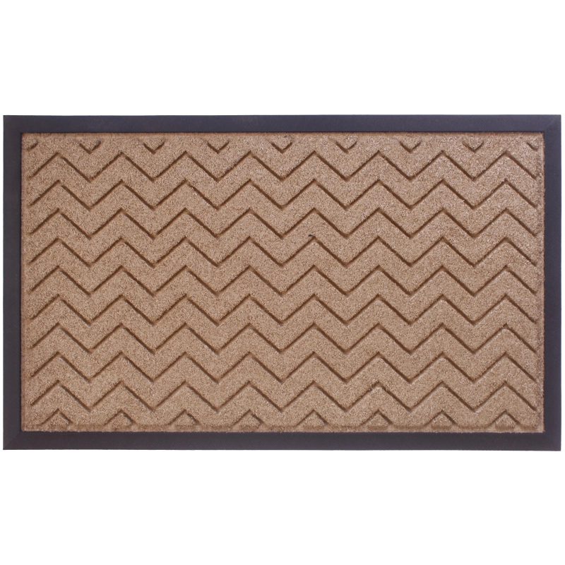 Kājslauķis 45x75cm bēšs zigzag