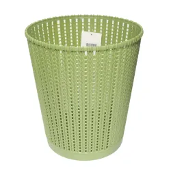 Papīrgrozs plastmasas 10L Ruuby, zaļš