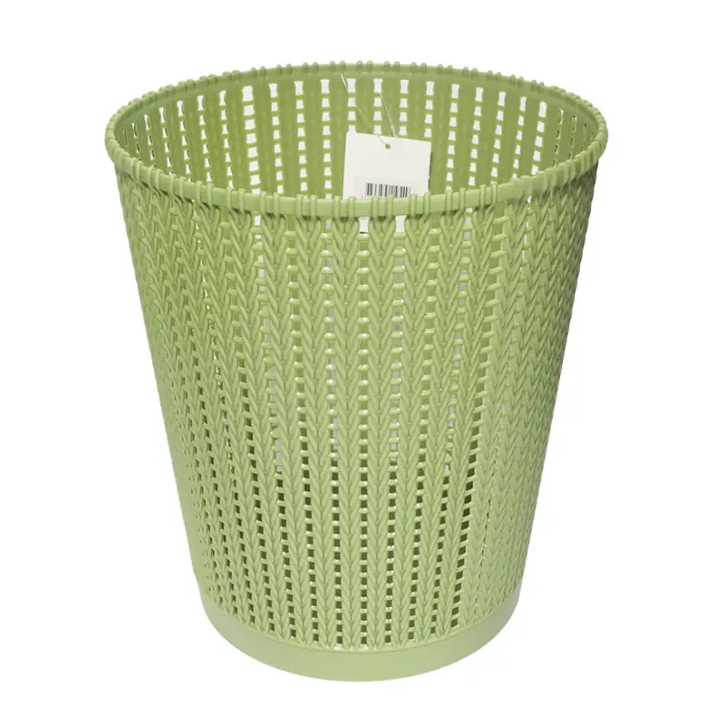 Papīrgrozs plastmasas 10L Ruuby, zaļš