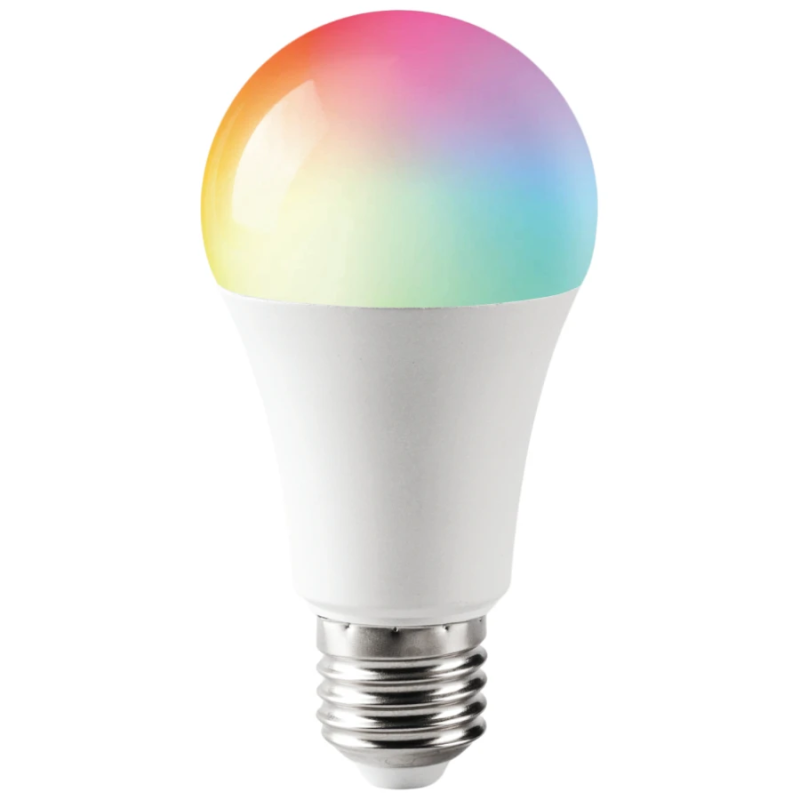 LED spuldze 10W A60 E27 3000k Wi-Fi RGB Tuya BESK