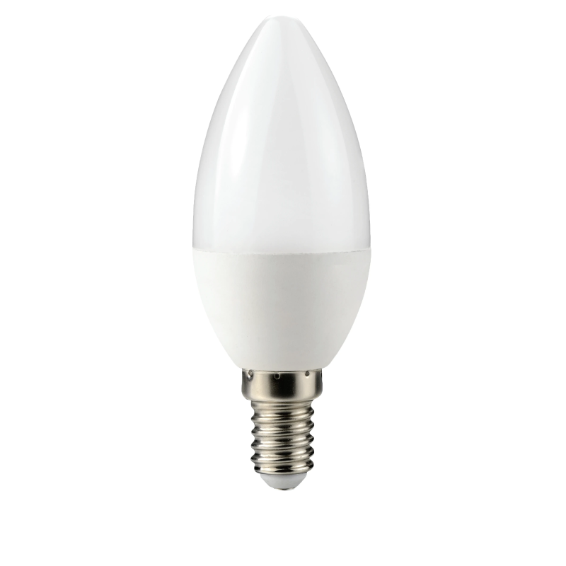 LED spuldze 5W C37 E14 4000k BESK