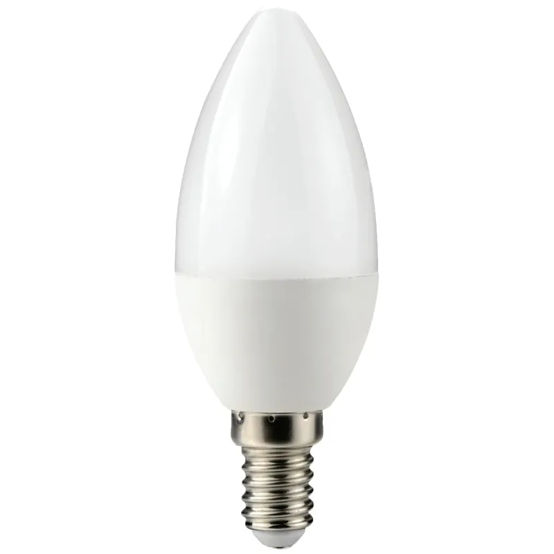 LED spuldze 5W C37 E14 4000k BESK