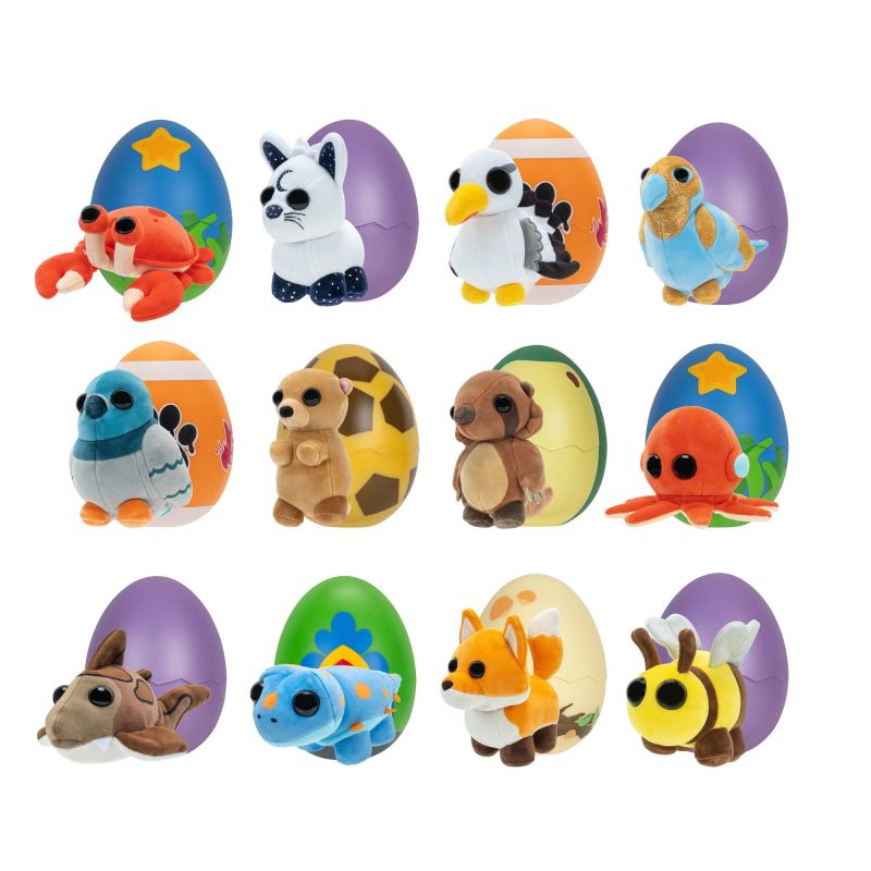 ADOPT ME W4 Plīša rotaļlieta necaurspīdīgā iepakojumā