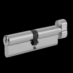 Cilindrs 35x35 ar aizgriezni, 5 atslēgas, hromēts