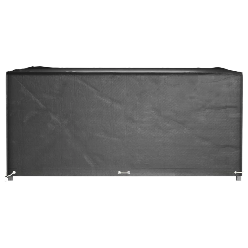 vidaXL 2 dārza mēbeļu pārklāji, 16 gredzeni, 300x300x75 cm, kvadrāta