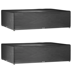 vidaXL dārza mēbeļu pārklāji, 2 gab., 16 gredzeni, 300x200x75 cm