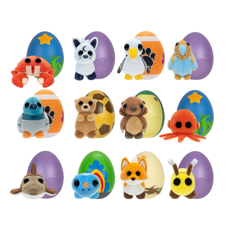 ADOPT ME W4 Plīša rotaļlieta necaurspīdīgā iepakojumā