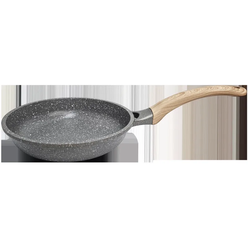 Panna alumīnija Amber 20cm, ar koka imitācijas rokturi