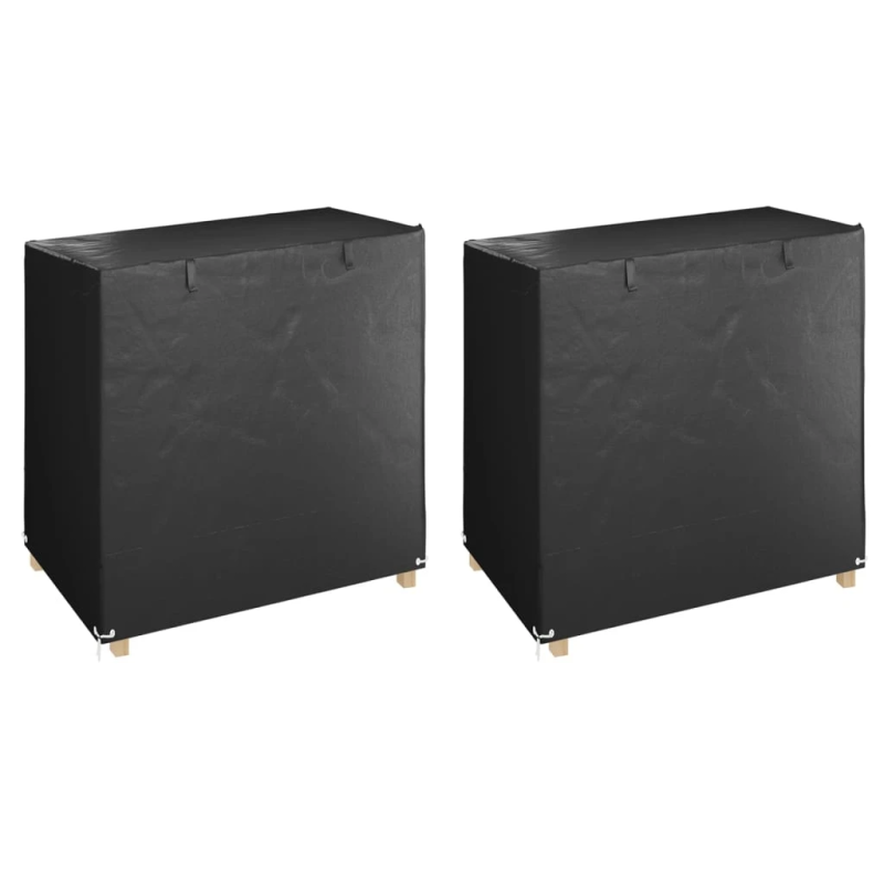 vidaXL šūpoļu sola pārsegi, 2 gab., 125x90x135-165 cm, polietilēns