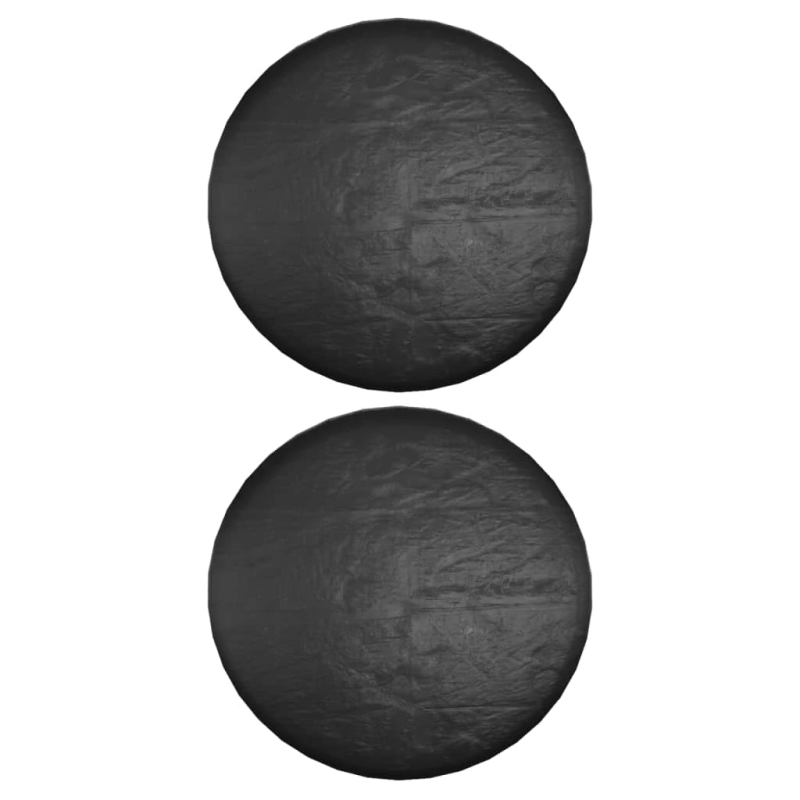 vidaXL atpūtas salas pārklāji, 2 gab., 8 gredzeni, DIA188x50 cm, apaļi