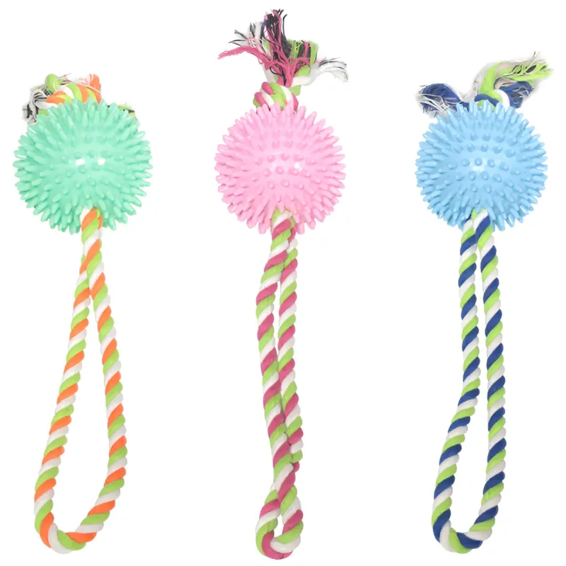 Rotaļlieta suņiem Bumba ar virvi, 40x9cm