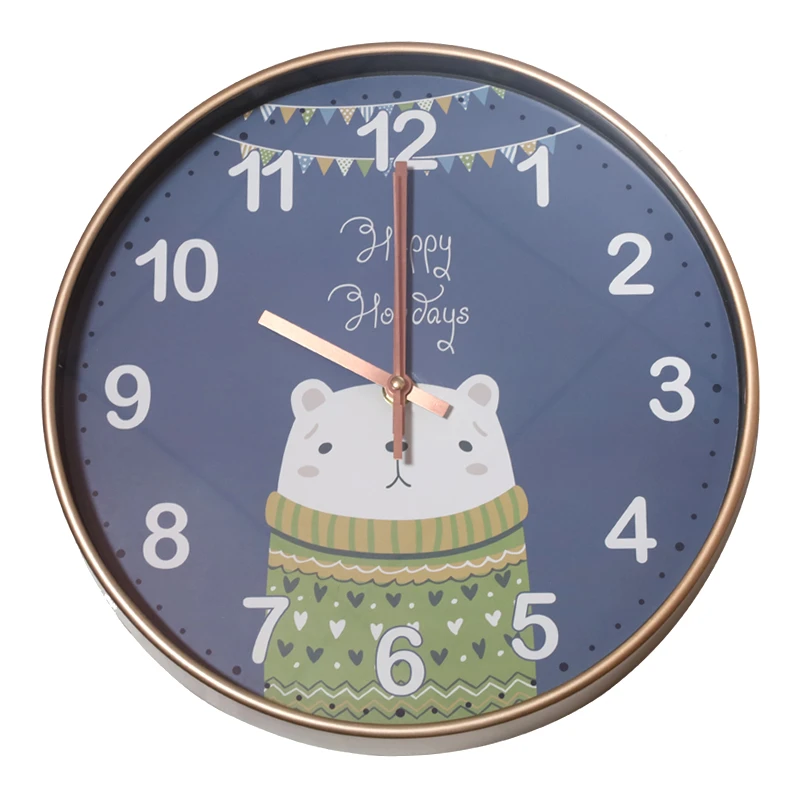 Pulkstenis bērnu sienas 30cm, lācis