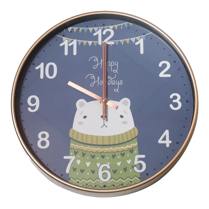 Pulkstenis bērnu sienas 30cm, lācis