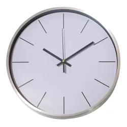 Pulkstenis sienas 30cm, metāla