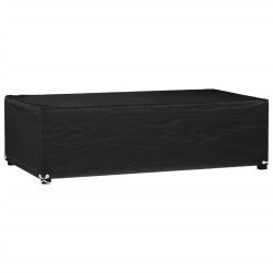 vidaXL dārza mēbeļu pārklājs, 8 gredzeni, 125x70x35 cm , taisnstūra