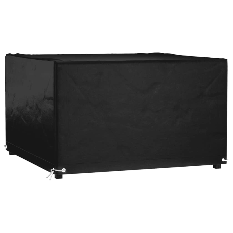 vidaXL dārza mēbeļu pārklājs, 8 gredzeni, 125x125x75 cm, kvadrāta