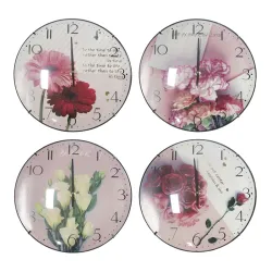 Pulkstenis sienas 30cm, ar rakstu