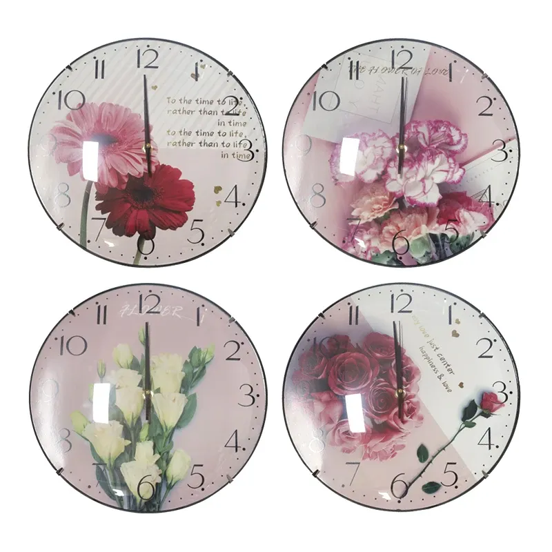 Pulkstenis sienas 30cm, ar rakstu