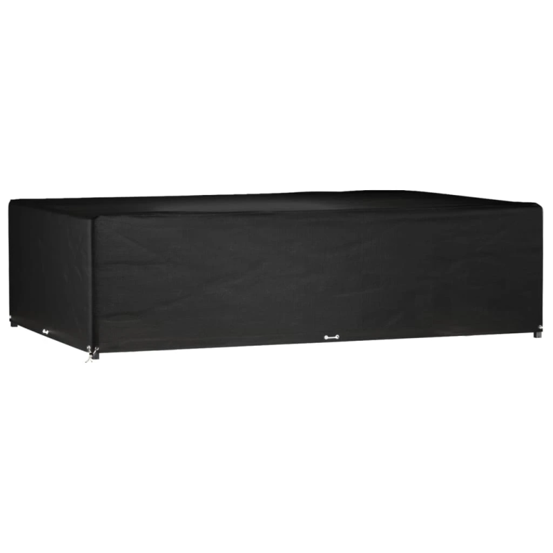 vidaXL dārza mēbeļu pārklājs, 16 gredzeni, 325x205x90 cm, taisnstūra
