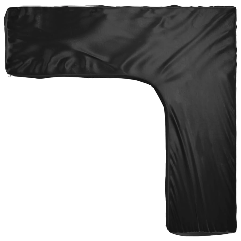 vidaXL dārza mēbeļu pārklājs, L-forma, 20 gredzeni, 300x300x90 cm