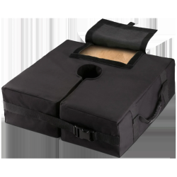 Saulessargu pamatne 46x46x15cm melna