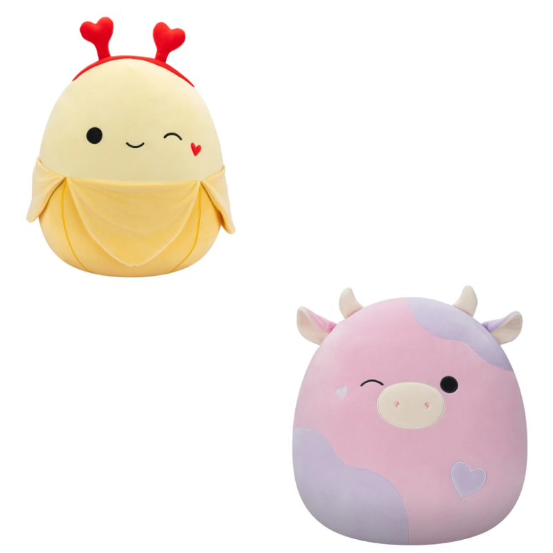 SQUISHMALLOWS Mīkstā rotaļlieta, Valentīndienas sērija, 40 cm