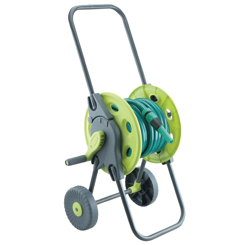 Šļūtenes rati ar šļūteni un piederumiem 20m