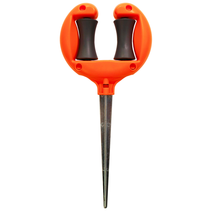 Šļūtenes vadotne ar metāla smaili