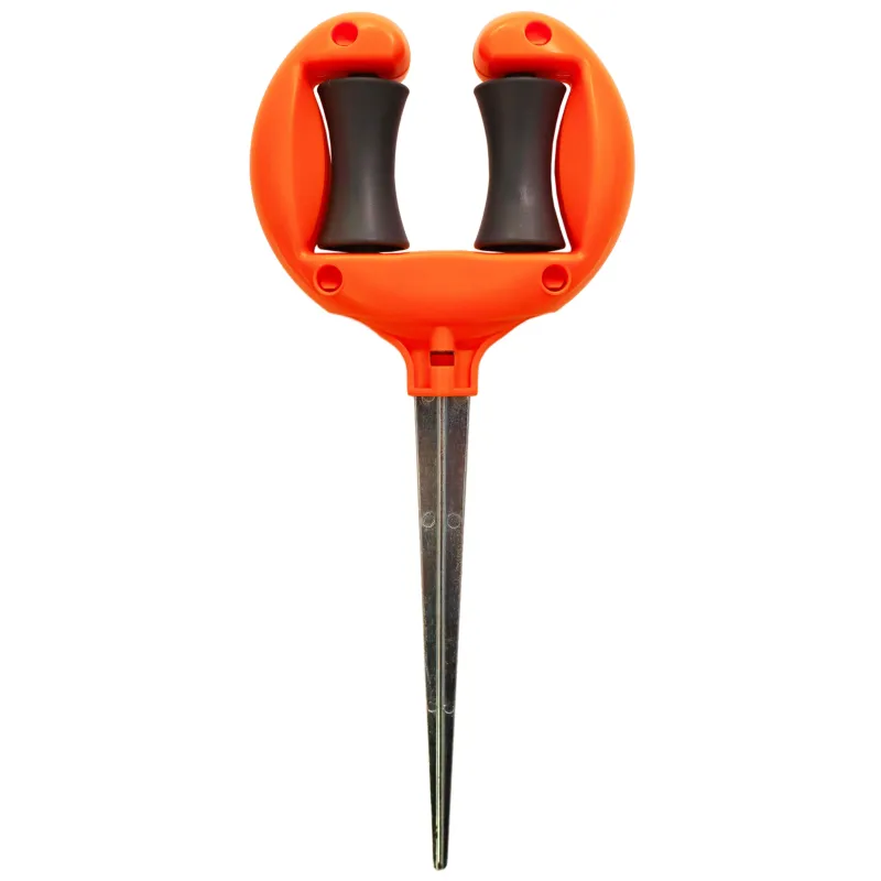 Šļūtenes vadotne ar metāla smaili