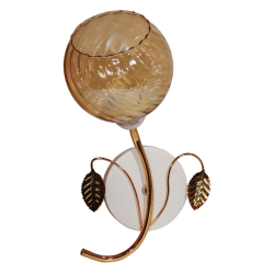 Sienas lampa, 1 kupols,K291-1W, 1x60W E27