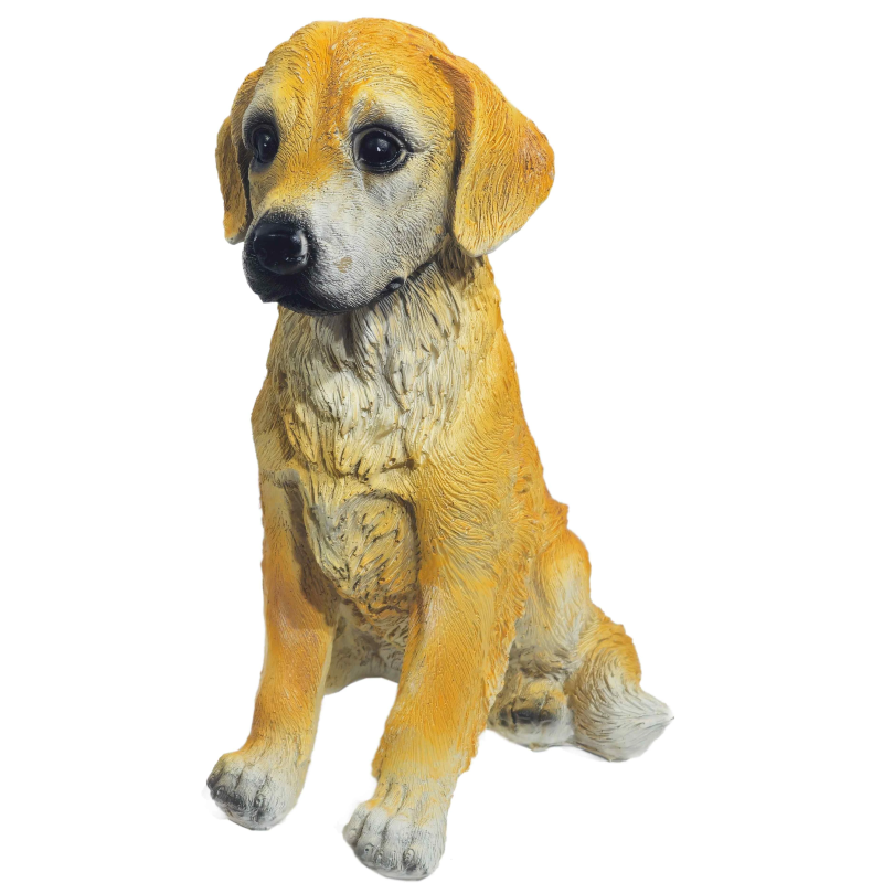 Dārza dekors Suns sēdošs 19x23x30cm