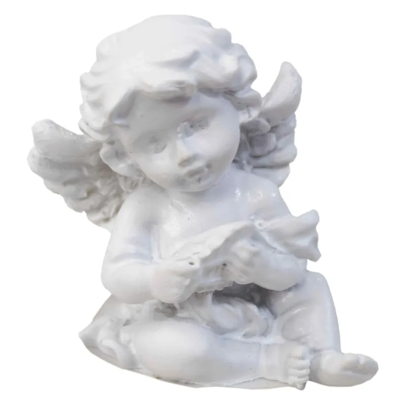Dekors Eņģelītis muzicējošs 6x4x6cm
