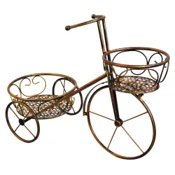Puķu poda turētājs Velosipēds metāla 2-vietīgs 55x25x43cm, b