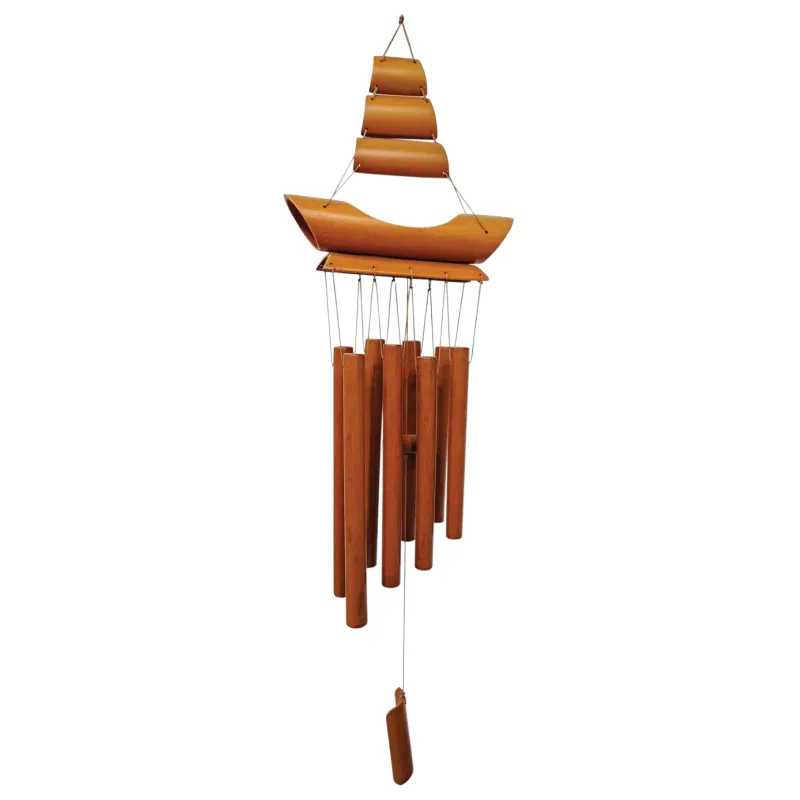 Dārza dekors Vēja zvani no bambusa