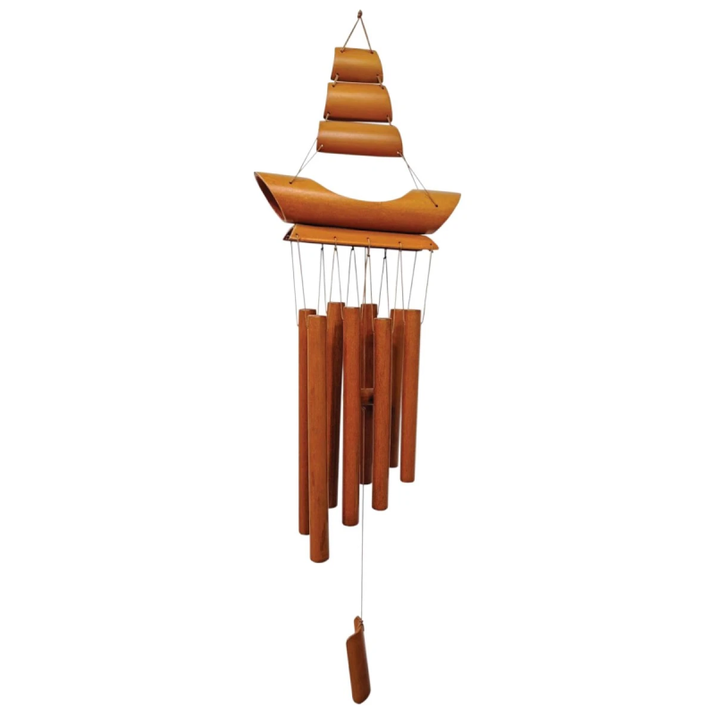 Dārza dekors Vēja zvani no bambusa
