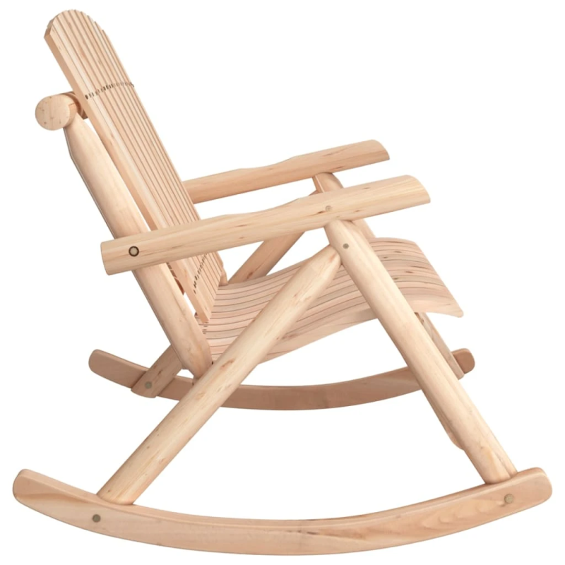 vidaXL divvietīgs dārza šūpoļsols, 123x96x102, egles masīvkoks