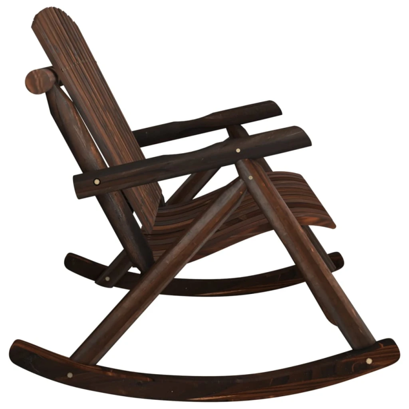 vidaXL divvietīgs dārza šūpoļsols, 123x96x102, egles masīvkoks