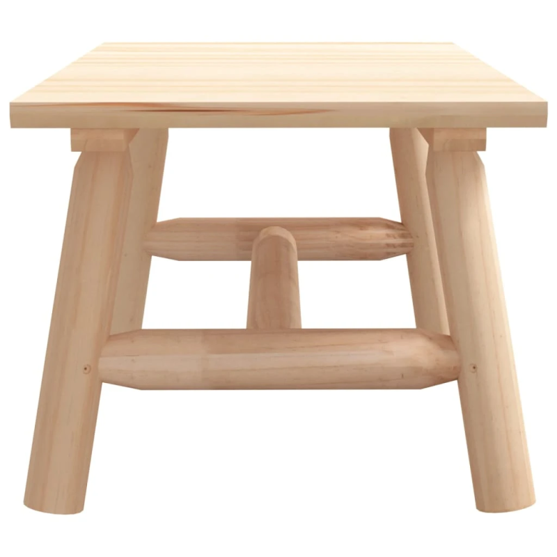 vidaXL kafijas galdiņš, 90x50x41 cm, egles masīvkoks