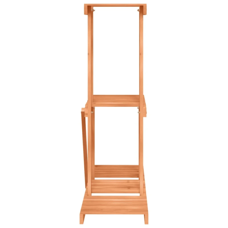 vidaXL puķu statīvs, 81x25x75,5 cm, egles masīvkoks